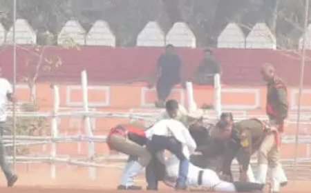 गणतंत्र दिवस परेड की फ़ाइनल रिहर्सल के दौरान हादसा