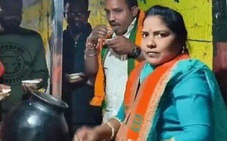 गुपचुप बेचने वाली महिला कार्यकर्ता को बीजेपी ने पार्षद प्रत्याशी बनाया