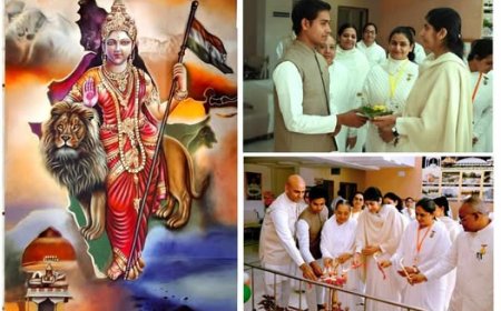 रायपुर के आर्टिस्ट ने राजस्थान मे अपनी रंगोली कला का किया प्रदर्शन, जिस हेतु विश्वप्रख्यात प्रवक्ता बीके  शिवानी द्वारा किया गया सम्मान