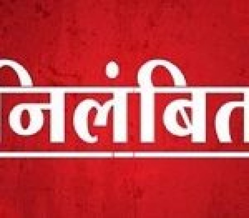 अनियमितता पर दल्लीराजहरा  मुख्य नगर पालिका अधिकारी निलंबित