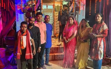 बिलासपुर - घुटकू मे हुआ शिवलिंग प्राण प्रतिष्ठा,  ॐ नमः शिवाय मंत्र का हुआ गुंजायमान