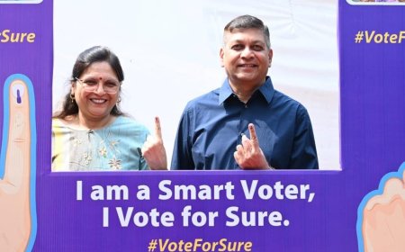 नगरीय निकाय निर्वाचन 2025 : मुख्य सचिव  अमिताभ जैन ने किया अपने मताधिकार का प्रयोग