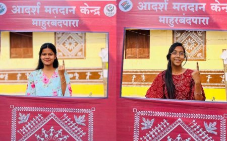 आस्था और रानू ने पहली बार किया मतदान