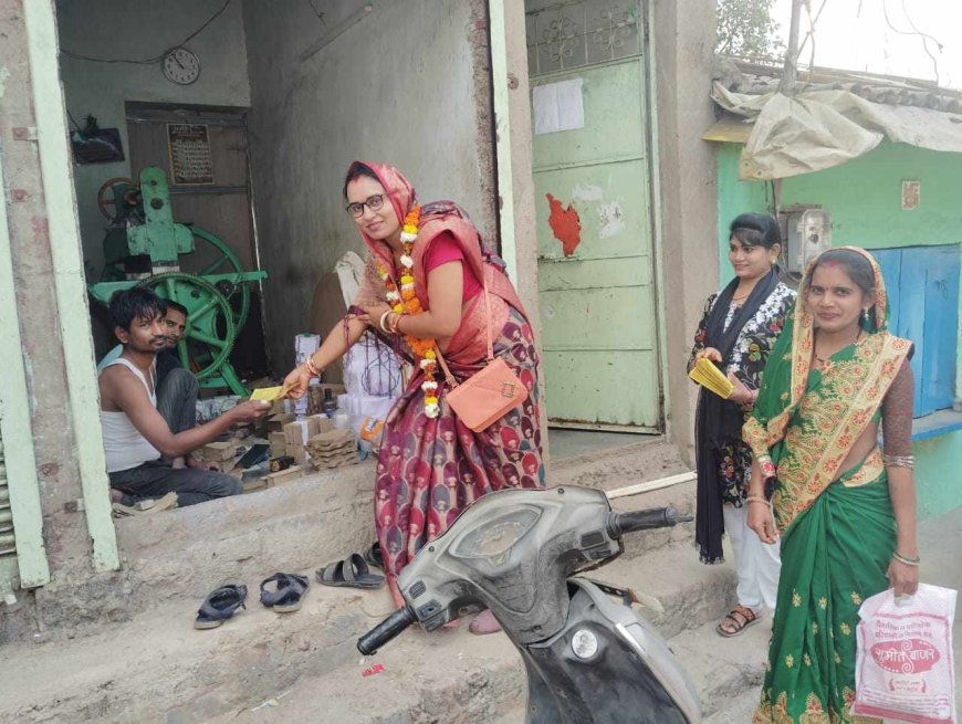 तात्यापारा वार्ड क्रमांक 36 से छत्तीसगढ़ी समाज पार्टी की प्रत्याशी श्रीमती हेमा साहू का सघन जनसंपर्क अभियान जारी