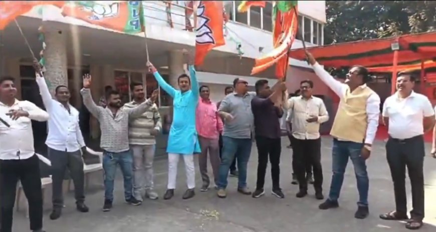 दिल्ली में भाजपा की बढ़त से छत्तीसगढ़ में जश्न का माहौल, सीएम साय ने दी बधाई