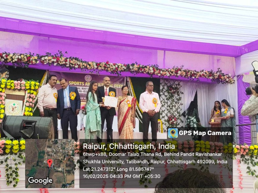 राॅयल काॅलेज ऑफ फाॅर्मेसी रायपुर में वार्षिक उत्सव 2024 की धूम