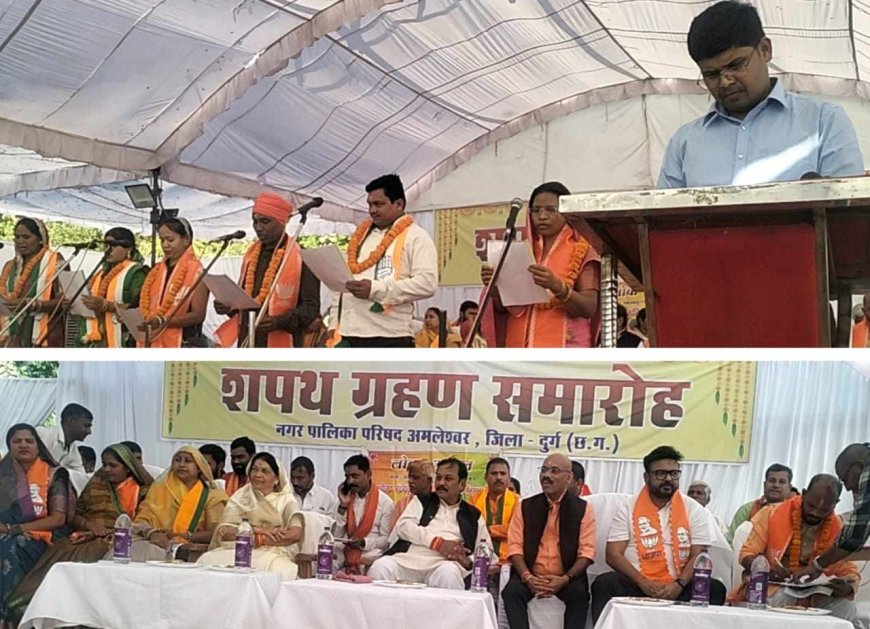 अब अमलेश्वर में दयानंद सरकार, बोले सभी 18 पार्षदों के बीच सामंजस्य  बिठाकर अमलेश्वर का विकास  करेंगे
