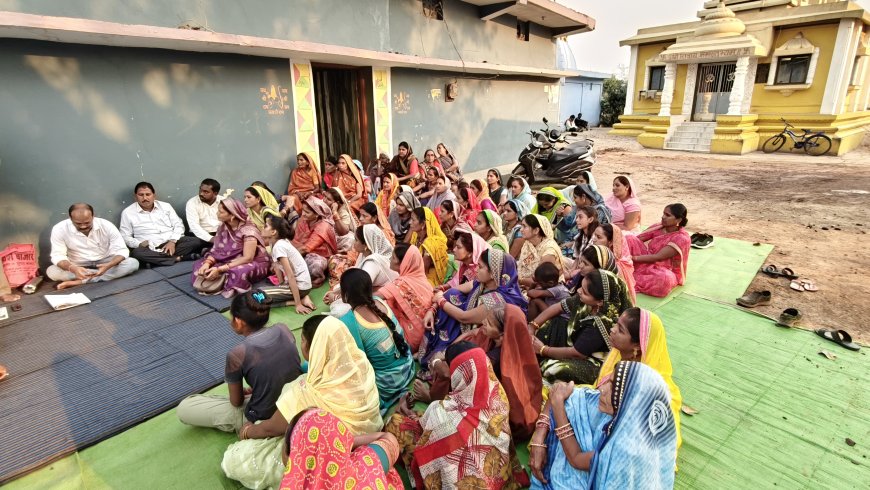 आदर्श विवाह एवं विशाल कर्मा जयंती उत्सव के लिये जगह चिन्हाँकित कर किये भूमिपूजन ,आयोजन में लाखों की संख्या में शामिल होते हैं लोग