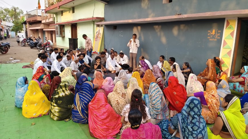 आदर्श विवाह एवं विशाल कर्मा जयंती उत्सव के लिये जगह चिन्हाँकित कर किये भूमिपूजन ,आयोजन में लाखों की संख्या में शामिल होते हैं लोग