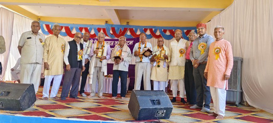 छत्तीसगढ़ पेंशनर्स समाज पाटन के वार्षिक सम्मेलन में शामिल हुए भाजपा नेता जितेंद्र वर्मा एवं योगेश निक्की भाले