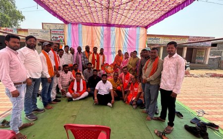 अमलेशवर में मनाया गया भारतीय जनता पार्टी का स्थापना दिवस ,क्षेत्र के जनप्रतिनिधि व भाजपा  कार्यकर्ता  हुये शामिल