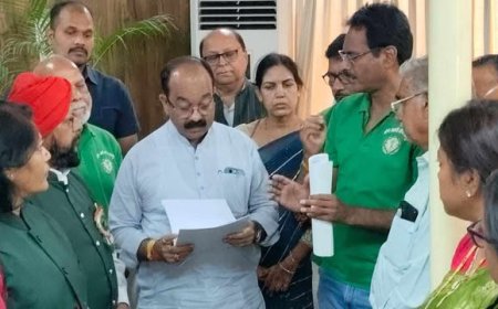 गजराज बांध को बचाने के लिए ग्रीन आर्मी टीम ने की उपमुख्यमंत्री  अरुण साव से मुलाकात