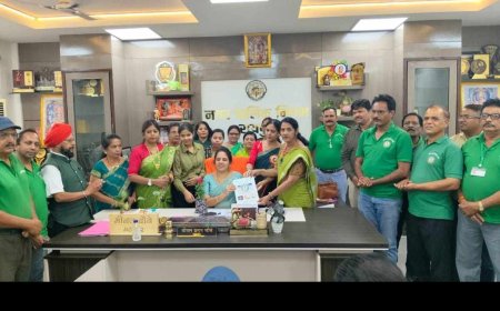 जल एवं तालाब संरक्षण हेतु ग्रीनआर्मी ने महापौर व सभापति से की सार्थक भेंट,सौंपा ज्ञापन