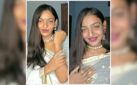 मोनालिसा का साड़ी लुक और क्लासिक गानों पर Reels वायरल