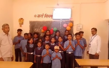 बच्चों की आंखों में चमकी डिजिटल शिक्षा की रौशनी