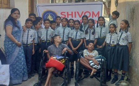 शिवोम विद्यापीठ विद्यालय द्वारा दिव्यांग बच्चों के लिए की गई एक नई पहल