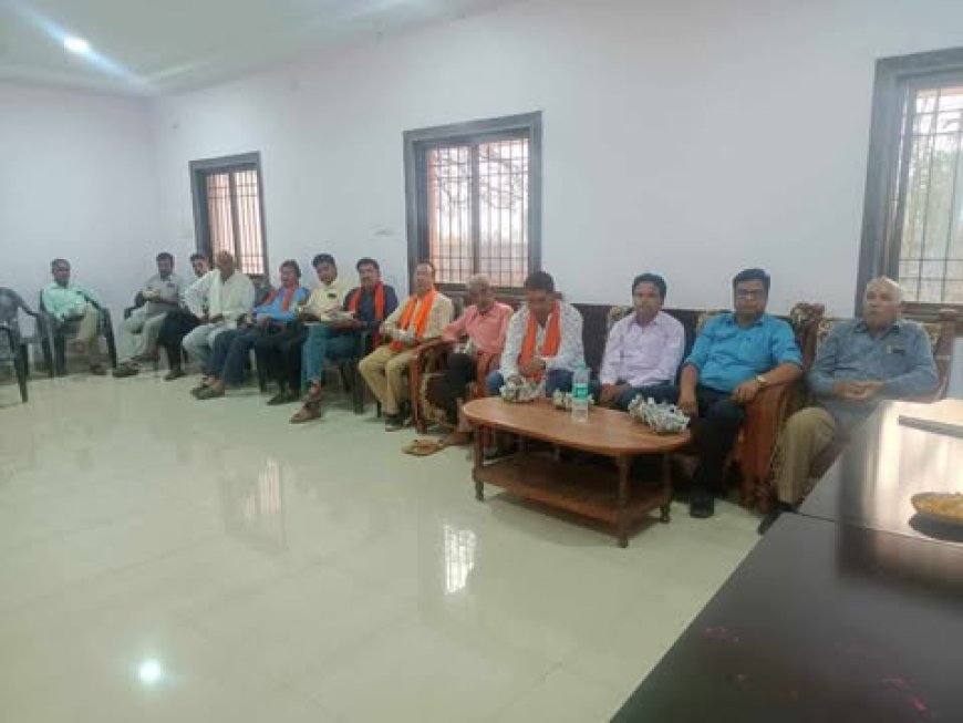 6 अप्रैल को भारतीय जनता पार्टी के स्थापना दिवस एवं 14अप्रैल को अम्बेडकर जयंती के आयोजन को लेकर दरबार मोख़ली मंडल की बैठक