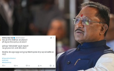 ऑपरेशन सिंदूर : पहलगाम में अपना सुहाग खोने वाले बहनों को सीएम साय ने समर्पित की पक्तियां…