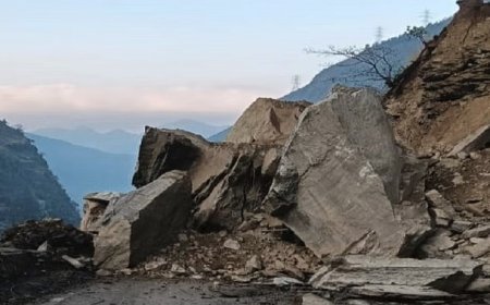 पहाड़ी दरकने से कैलाश मानसरोवर यात्रा मार्ग बंद: फंसी गाड़ियां, श्रद्धालु परेशान