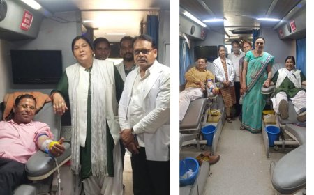 वीर सैनिकों के सम्मान में किये रक्त दान शिविर का आयोजन