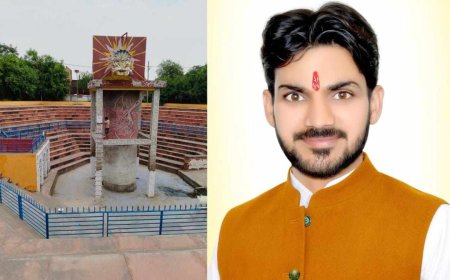 प्रहलाद नगरी जन कल्याण समिति अध्यक्ष शिवम द्विवेदी की मेहनत रंग लाई शुरू हुआ प्रहलाद कुण्ड के जीर्णोद्वार का कार्य