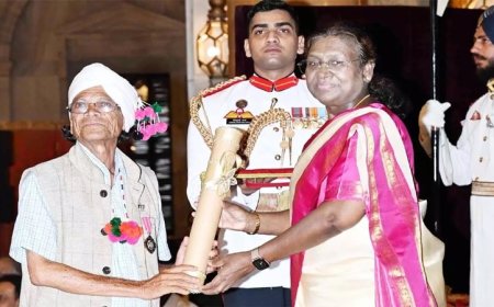 बस्तर के पंडी राम मंडावी को पद्मश्री, 'सुलुर' ने दिलाई राष्ट्रीय पहचान