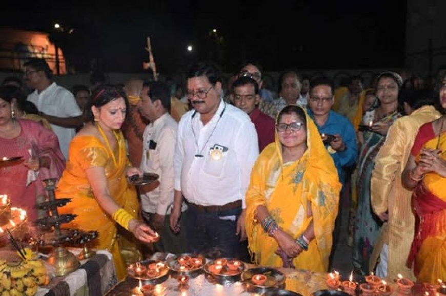 भगवान श्री परशुराम जी की 1100 दीपों से महाआरती - वर्ल्ड ब्राह्मण फेडरेशन भव्य आयोजन