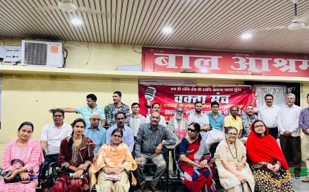 वक्ता मंच बाल आश्रम पहुंचा