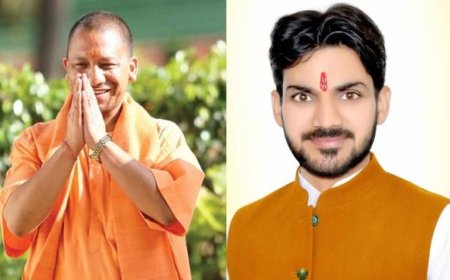 प्रहलाद नगरी जन कल्याण समिति अध्यक्ष शिवम द्विवेदी ने सीएम योगी को जन्मदिन की बधाई दी