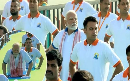 प्रधानमंत्री ने विशाखपत्तनम में 3 लाख लोगों संग किया योग