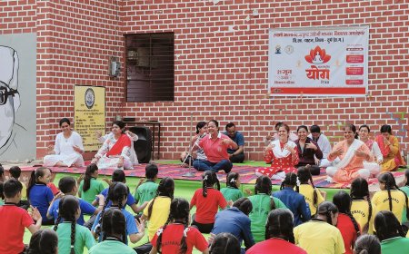 सेजेस अमलेश्वर में 11वें अंतर्राष्ट्रीय योग दिवस का हुआ भव्य आयोजन