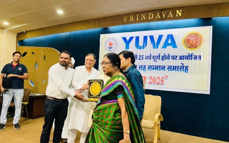 वक्ता मंच को युवा संस्था द्वारा" शिखर सम्मान 2025" से अभिनंदित किया गया