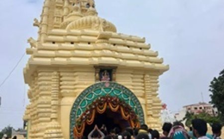 रायपुर जगन्नाथ मंदिर में उमड़ी भीड़