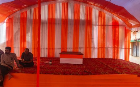 अमलेश्वर डीह में शिव महापुराण कथा कल से ,कथा स्थल अब  आकर्षक पंडाल से  सज चूका हैं ,लगभग तैयारी पूरी ।