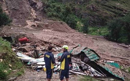 उत्तरकाशी में बादल फटने से मची तबाही: नौ मजदूर लापता, राहत कार्य जारी