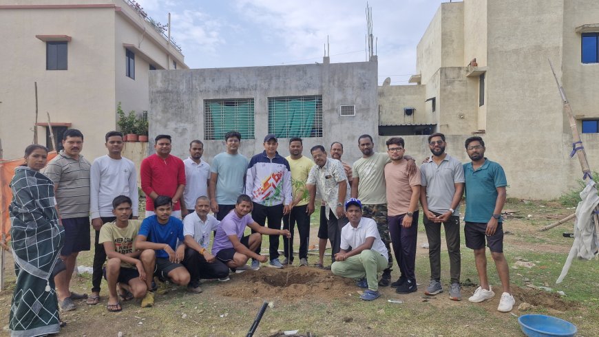 विश्व पर्यावरण दिवस के अवसर पर   इको क्लब समिति द्वारा किये गये पौधारोपण