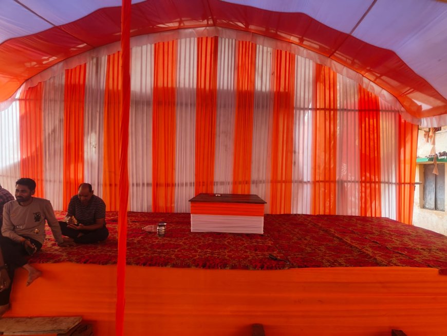 अमलेश्वर डीह में शिव महापुराण कथा कल से ,कथा स्थल अब  आकर्षक पंडाल से  सज चूका हैं ,लगभग तैयारी पूरी ।