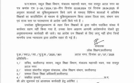 युक्तियुक्तकरण के अंतर्गत जारी आदेश का पालन नहीं करने वाले शिक्षकों पर कार्रवाई होगी
