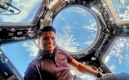 वेलकम बैक शुभांशु शुक्ला... अंतरिक्ष स्टेशन से धरती पर हुई भारत के लाल की वापसी,  3:00 बजे कैलिफोर्निया तट पर हुई लैंडिंग