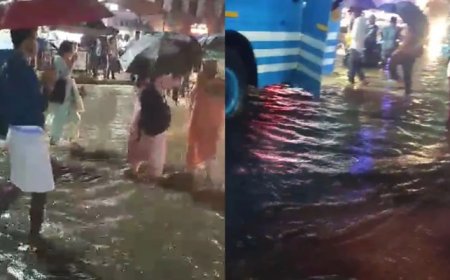 भारी बारिश ने मचाया कहर, 4 जिलों में रेड अलर्ट, स्कूल-कॉलेज बंद