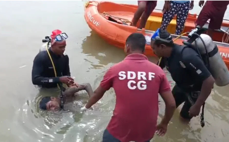 6 दोस्त खारून नदी में नहाने उतरे, भंवर में फंसने के बाद 2 युवक डूब गए