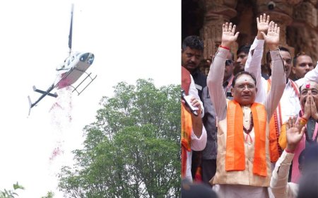 भोरमदेव में कांवड़ियों का भव्य स्वागत, सीएम साय ने हेलीकॉप्टर से बरसाए फूल