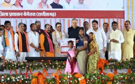 छत्तीसगढ़ खुशहाली और समृद्धि की राह पर तेज़ी से अग्रसर : मुख्यमंत्री साय