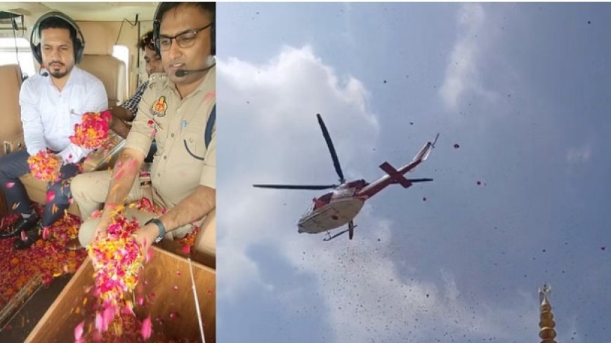 सावन माह के तीसरे मंगलवार को आस्था का सैलाब , पुष्पवर्षा से एक अद्भुत और अलौकिक दृश्य