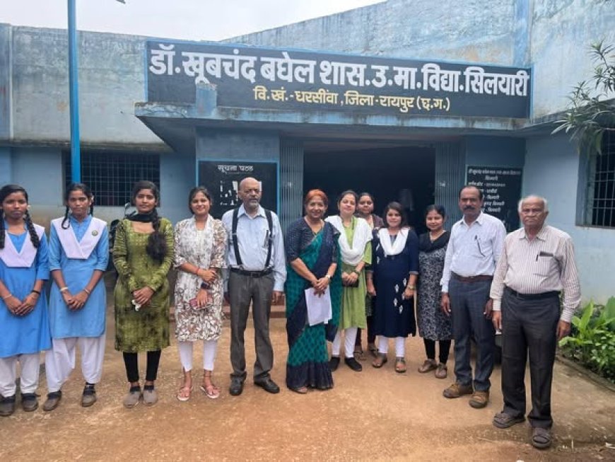 बढ़व संगवारी ( BS ) द्वारा डॉक्टर खूबचंद बघेल हायर सेकेंडरी स्कूल सिलयारी में करियर काउंसिल