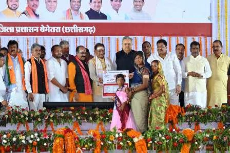 छत्तीसगढ़ खुशहाली और समृद्धि की राह पर तेज़ी से अग्रसर : मुख्यमंत्री साय