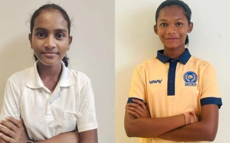 नारायणपुर की 2 बेटियों का छत्तीसगढ़ अंडर-15 स्टेट कैम्प में चयन