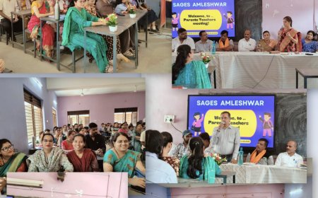 सेजेश अमलेश्वर में हुआ मेगा पीटीएम का आयोजन ,पालक व जनप्रतिनिधि हुये शामिल