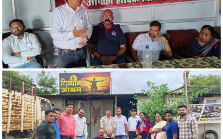 वक्ता मंच दिव्यांग आश्रम पहुंचा