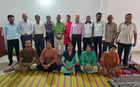 पतंजलि समिति दुर्ग और पाटन ने रखा 25 दिवसीय आवासीय शिविर का आयोजन